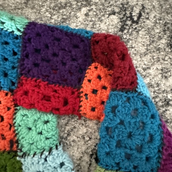 Women Handmade Retro Open Cardigan Crochet Square Knitted Sweaters‎ #990 - Picture 9 of 14